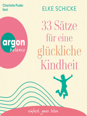 cover image of 33 Sätze für eine glückliche Kindheit (Ungekürzte Lesung)